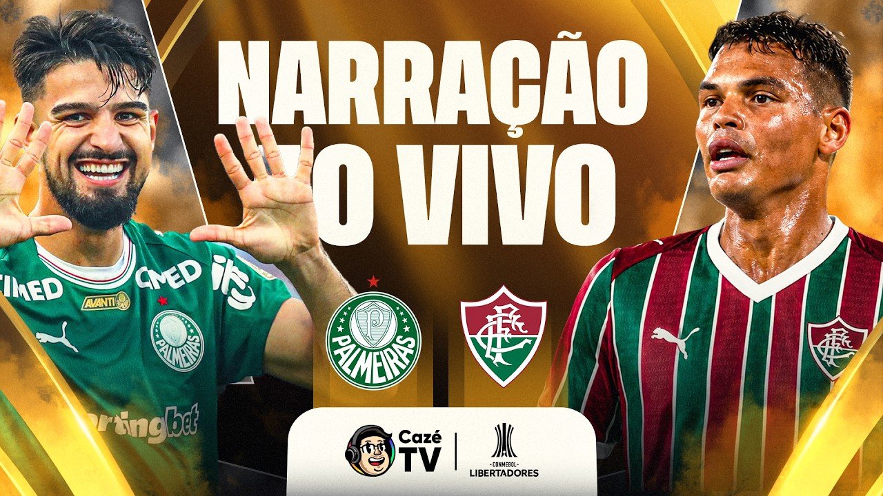 JOGO COMPLETO: PALMEIRAS X FLUMINENSE | LIBERTADORES | NARRAÇÃO | NOCHE DE COPA