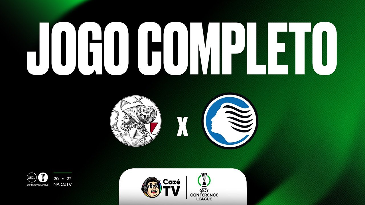 JOGO COMPLETO (SOM AMBIENTE): AJAX X ATALANTA | CONFERENCE LEAGUE 26/27 | 2ª RODADA