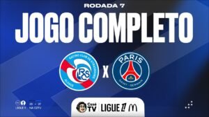 JOGO COMPLETO: STRASBOURG X PSG | LIGUE 1 26/27 | 7ª RODADA