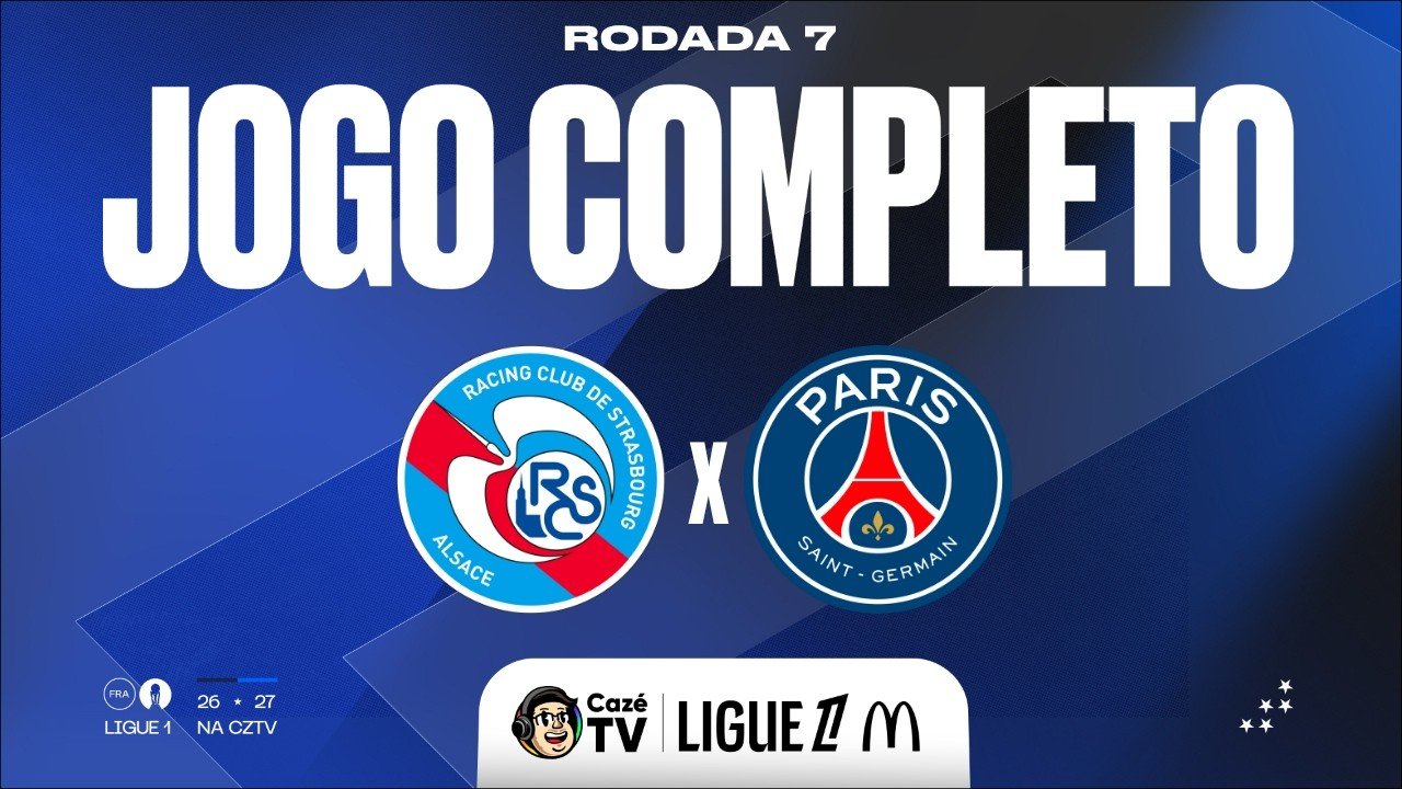 JOGO COMPLETO: STRASBOURG X PSG | LIGUE 1 26/27 | 7ª RODADA