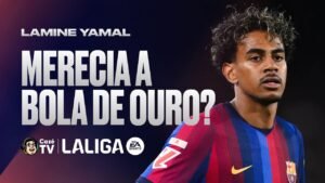 LAMINE YAMAL NÃO LEVOU A BOLA DE OURO, MAS JOGOU MUITO!