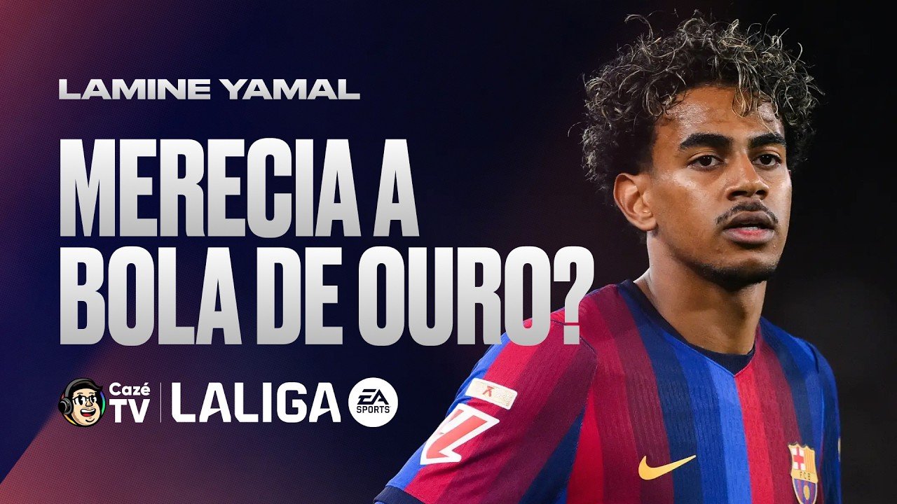 LAMINE YAMAL NÃO LEVOU A BOLA DE OURO, MAS JOGOU MUITO!
