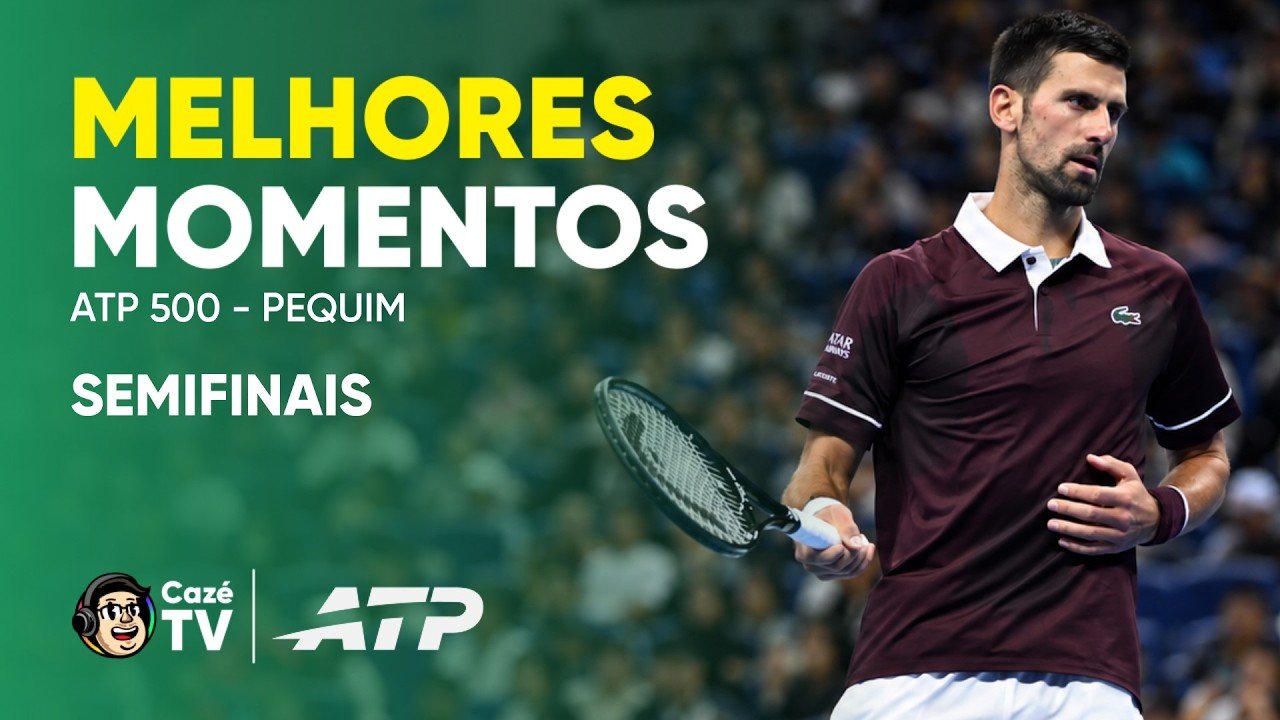 MEDVEDEV É DESCLASSIFICADO! DJOKOVIC E DE MIÑAUR DECIDEM O TÍTULO | SEMIFINAIS | ATP 500 DE PEQUIM