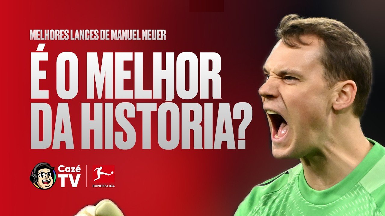 MELHORES LANCES DE MANUEL NEUER REINVENTANDO A POSIÇÃO DE GOLEIRO!