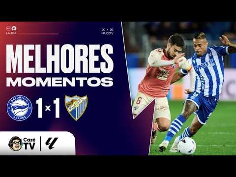MELHORES MOMENTOS: ALAVÉS 1 X 1 MÁLAGA | LALIGA 26/27 | 10ª RODADA
