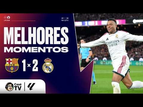 MELHORES MOMENTOS: BARCELONA 1 X 2 REAL MADRID | LALIGA 26/27 | 10ª RODADA