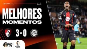 MELHORES MOMENTOS: BOURNEMOUTH 3 X 0 STURM GRAZ | EUROPA LEAGUE 26/27 | 2ª RODADA