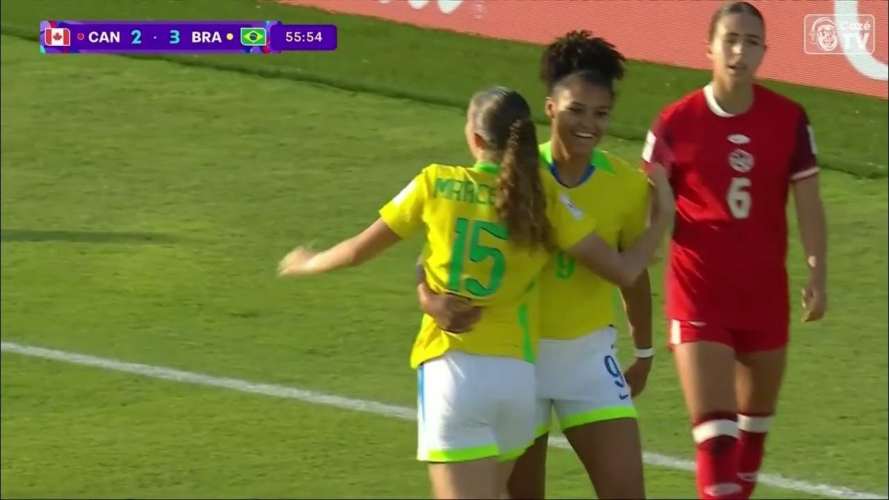 MELHORES MOMENTOS: CANADÁ 2 X 6 BRASIL | COPA DO MUNDO FEMININA SUB-17 FIFA 2026 | 1ª RODADA