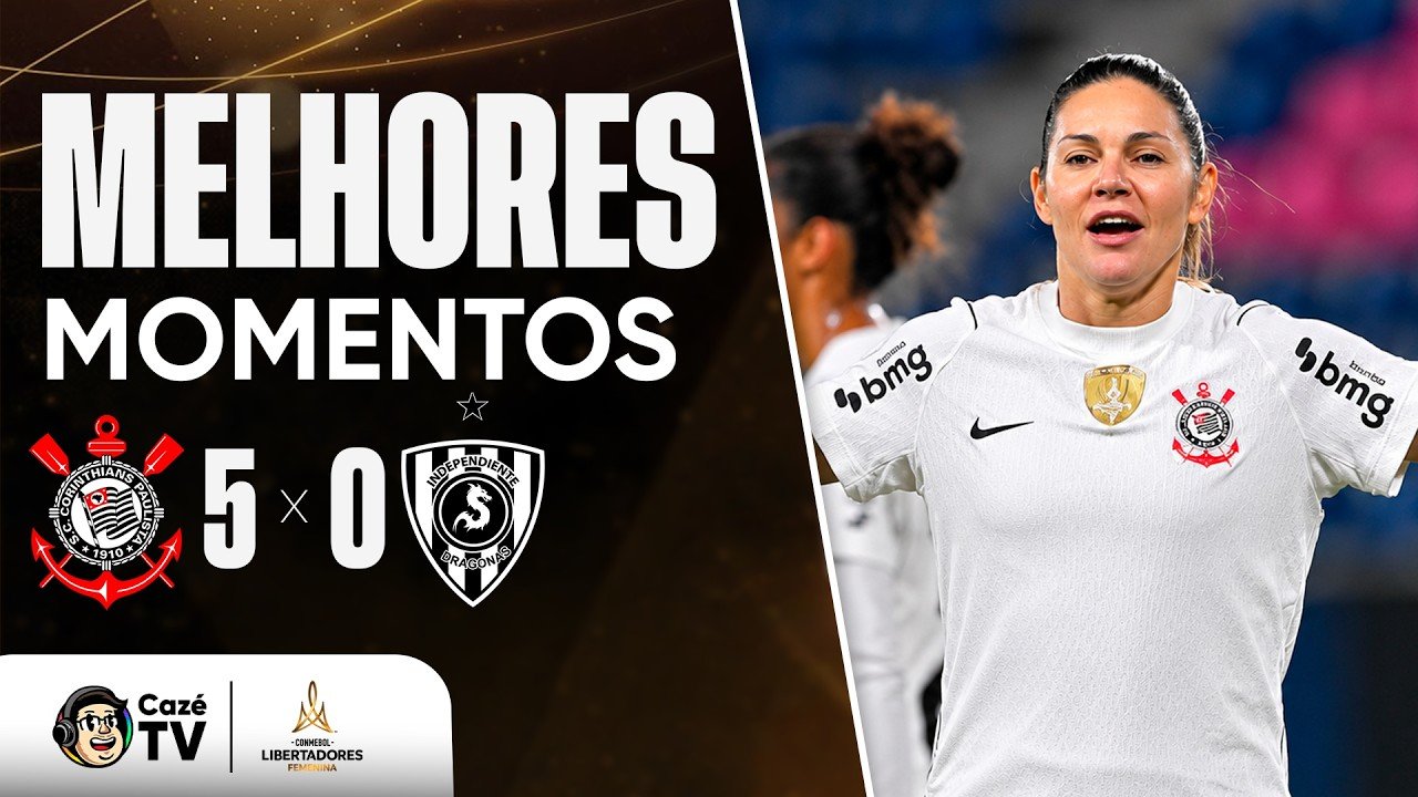 MELHORES MOMENTOS: CORINTHIANS 5 x 0 INDEPENDIENTE DRAGONAS | LIBERTADORES FEMININA 2026 | QUARTAS