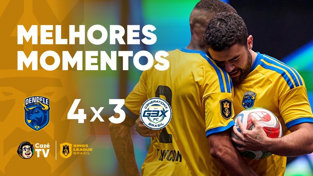 MELHORES MOMENTOS: DENDELE 4 X 3 G3X | KINGS CUP BRASIL 2026 | 1ª RODADA