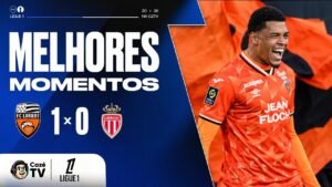MELHORES MOMENTOS: FC LORIENT 1 X 0 MÔNACO | LIGUE 1 26/27 | 7ª RODADA