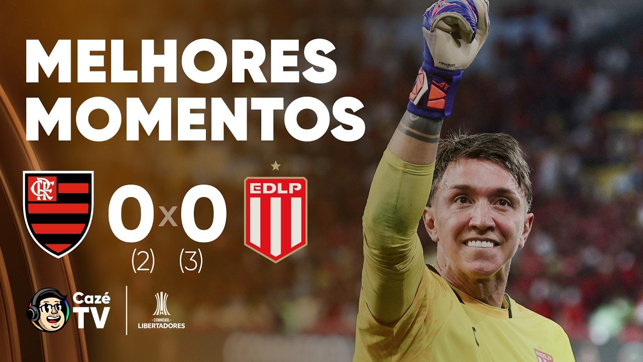 MELHORES MOMENTOS: FLAMENGO 0 (2) x (3) 0 ESTUDIANTES | SEMIFINAL (VOLTA) | CONMEBOL LIBERTADORES 26