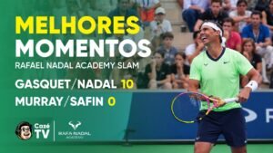 MELHORES MOMENTOS: GASQUET/NADAL X MURRAY/SAFIN | RAFA NADAL ACADEMY SLAM | JOGO 4