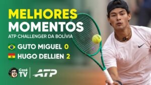 MELHORES MOMENTOS: GUTO MIGUEL 0 X 2 HUGO DELLIEN | ATP CHALLENGER DA BOLÍVIA | QUARTAS DE FINAL