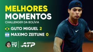 MELHORES MOMENTOS: GUTO MIGUEL 2 X 0 MAXIMO ZEITUNE | ATP CHALLENGER DA BOLÍVIA | OITAVAS DE FINAL
