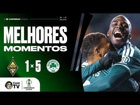 MELHORES MOMENTOS: KAIRAT 1 X 5 PANATHINAIKOS | CONFERENCE LEAGUE 26/27 | 2ª RODADA