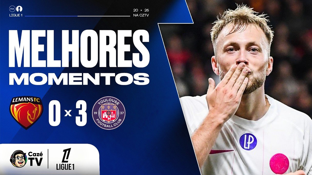 MELHORES MOMENTOS: LE MANS 0 x 3 TOULOUSE | LIGUE 1 26/27 | 7ª RODADA