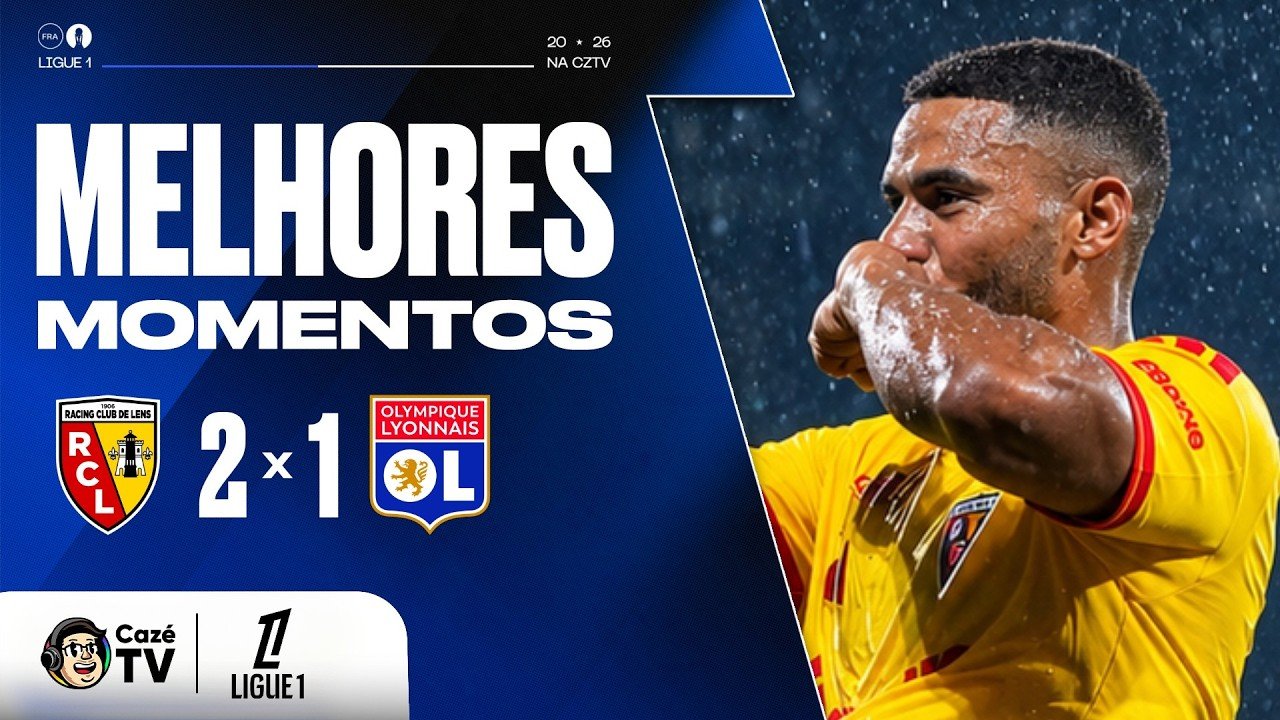 MELHORES MOMENTOS: LENS 2 X 1 LYON | LIGUE 1 26/27 | 6ª RODADA