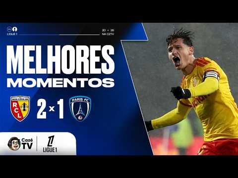 MELHORES MOMENTOS: LENS 2 X 1 PARIS FC | LIGUE 1 26/27 | 8ª RODADA