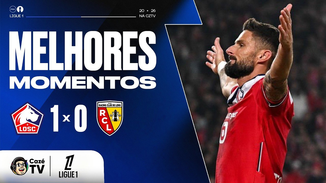 MELHORES MOMENTOS: LILLE 1 X 0 LENS | LIGUE 1 26/27 | 9ª RODADA