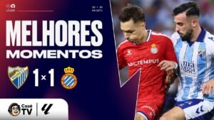 MELHORES MOMENTOS: MÁLAGA 1 X 1 ESPANYOL | LALIGA 26/27 | 8ª RODADA