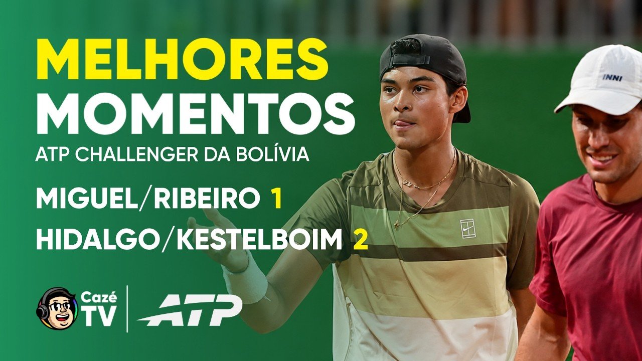MELHORES MOMENTOS: MIGUEL/RIBEIRO 1 X 2 HIDALGO/KESTELBOIM | ATP CHALLENGER DA BOLÍVIA | FINAL
