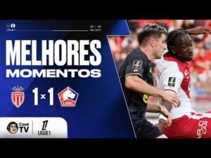 MELHORES MOMENTOS: MÔNACO 1 X 1 LILLE | LIGUE 1 26/27 | 8ª RODADA