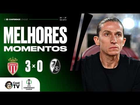 MELHORES MOMENTOS: MÔNACO 3 X 0 FREIBURG | CONFERENCE LEAGUE 26/27 | 2ª RODADA