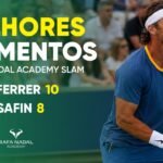 MELHORES MOMENTOS: MOYA/FERRER X THIEM/SAFIN | RAFA NADAL ACADEMY SLAM | JOGO 5