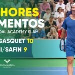 MELHORES MOMENTOS: MOYA/GASQUET X FOGNINI/SAFIN | RAFA NADAL ACADEMY SLAM | JOGO 1