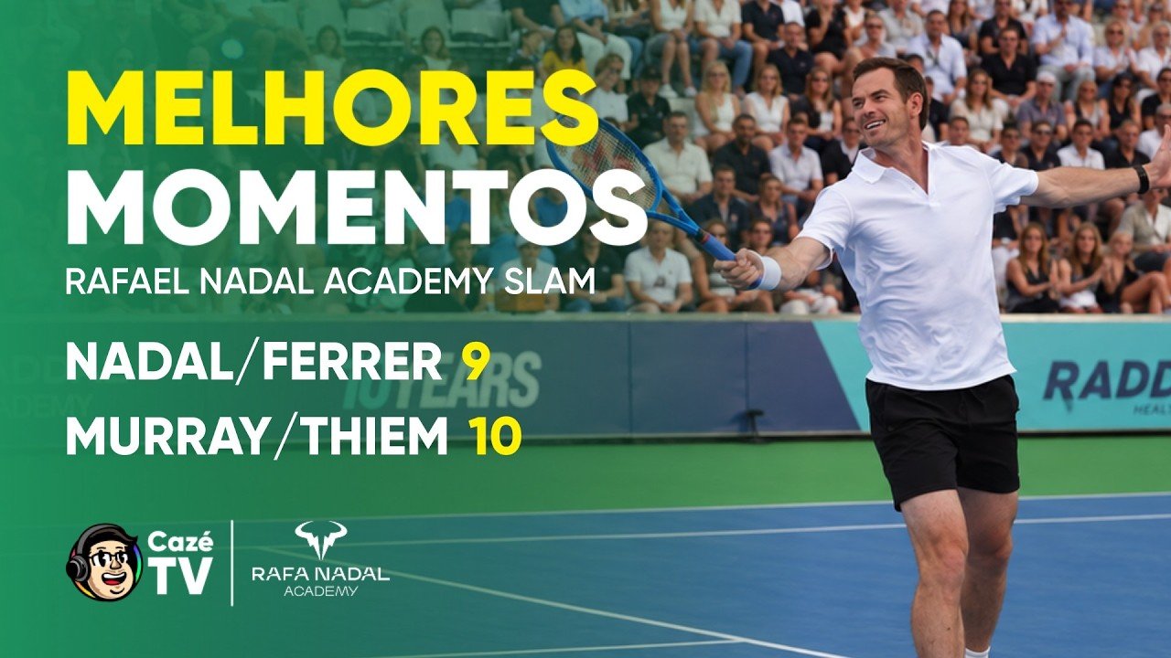 MELHORES MOMENTOS: NADAL/FERRER X MURRAY/THIEM | RAFA NADAL ACADEMY SLAM | JOGO 2