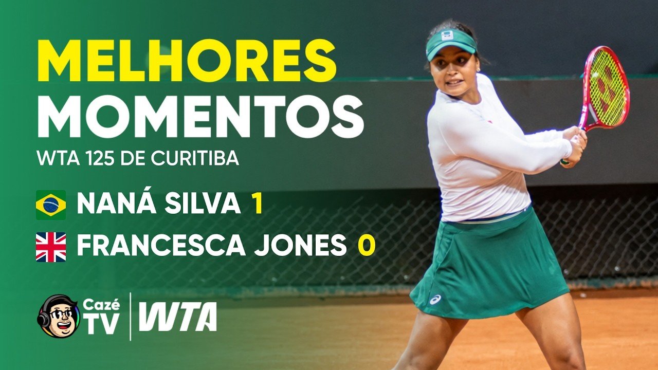 MELHORES MOMENTOS: NANÁ SILVA 1 X 0 FRANCESCA JONES | WTA 125 DE CURITIBA | QUARTAS DE FINAL