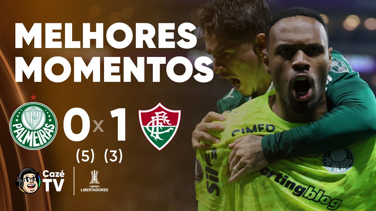 MELHORES MOMENTOS: PALMEIRAS 0 (5) x (3) 1 FLUMINENSE | SEMIFINAL (VOLTA) | CONMEBOL LIBERTADORES 26