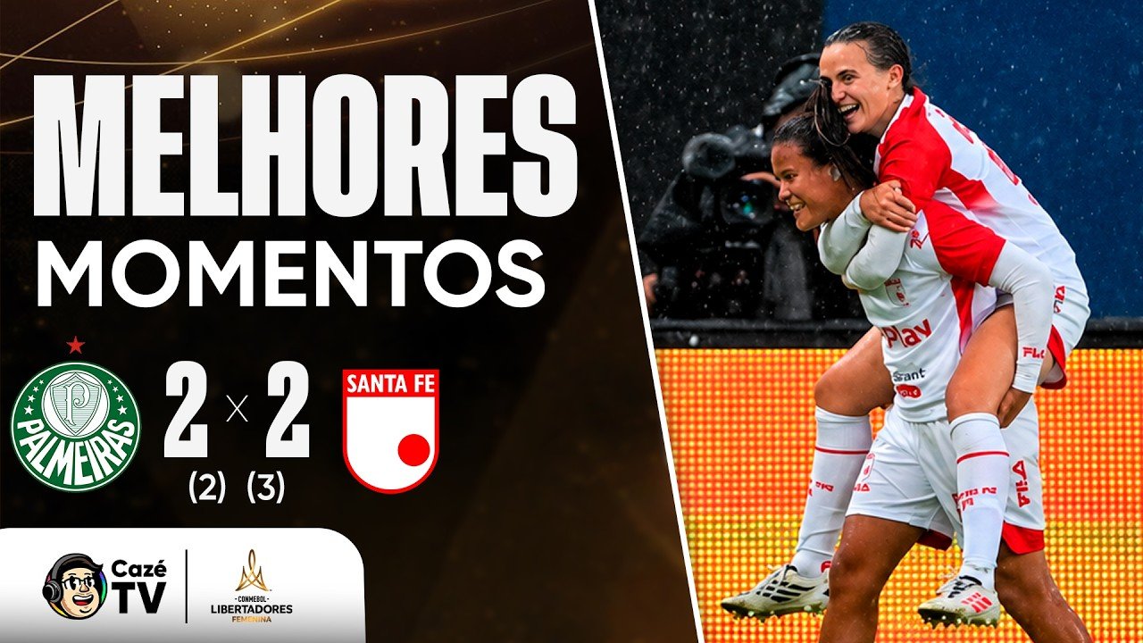 MELHORES MOMENTOS: PALMEIRAS 2(2) X 2(3) SANTA FE | LIBERTADORES FEMININA 2026 | QUARTAS DE FINAL