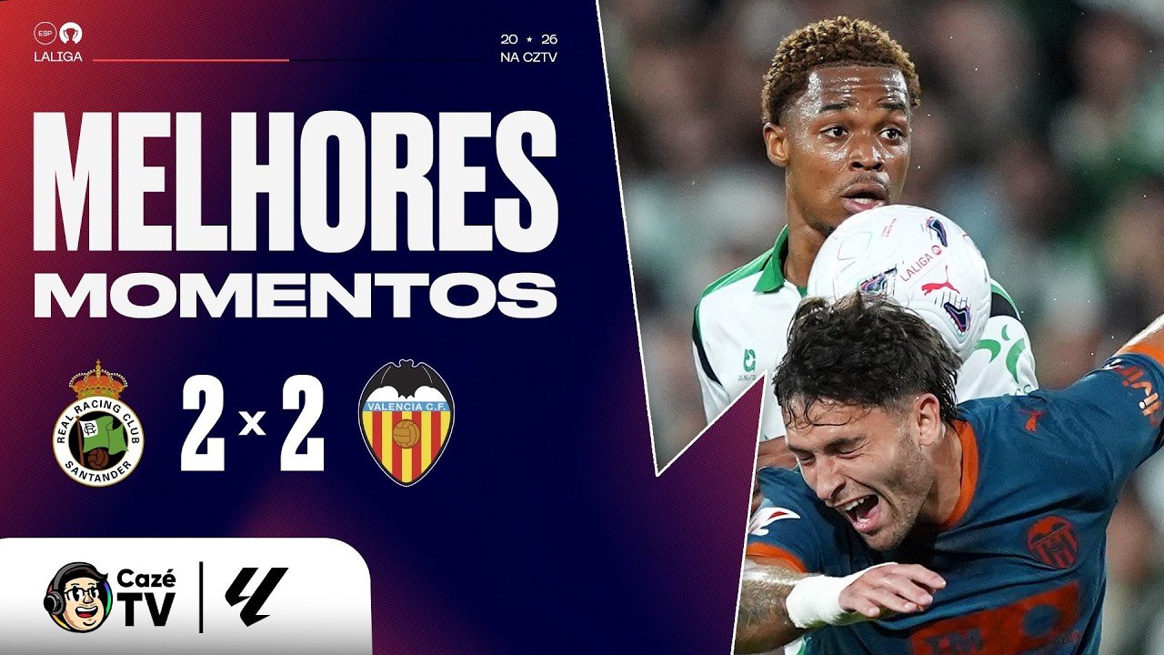 MELHORES MOMENTOS: RACING CLUB 2 X 2 VALENCIA | LALIGA 26/27 | 8ª RODADA
