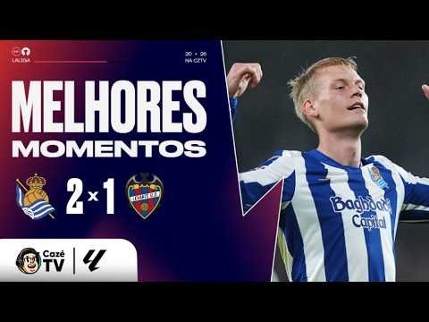 MELHORES MOMENTOS: REAL SOCIEDAD 2 X 1 LEVANTE | LALIGA 26/27 | 10ª RODADA