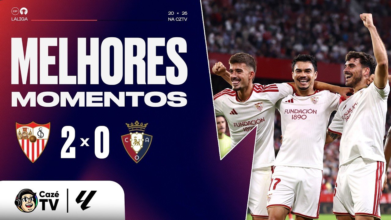 MELHORES MOMENTOS: SEVILLA 2 X 0 OSASUNA | LALIGA 26/27 | 10ª RODADA