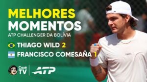 MELHORES MOMENTOS: THIAGO WILD 2 X 1 FRANCISCO COMESAÑA | ATP CHALLENGER DA BOLÍVIA | SEMIFINAL