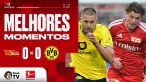 MELHORES MOMENTOS: UNION BERLIM 0 X 0 BORUSSIA DORTMUND | BUNDESLIGA 26/27 | 6ª RODADA