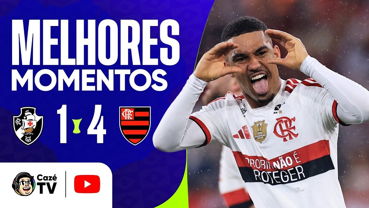 MELHORES MOMENTOS: VASCO DA GAMA 1 x 4 FLAMENGO | BRASILEIRÃO 2026 | 33ª RODADA