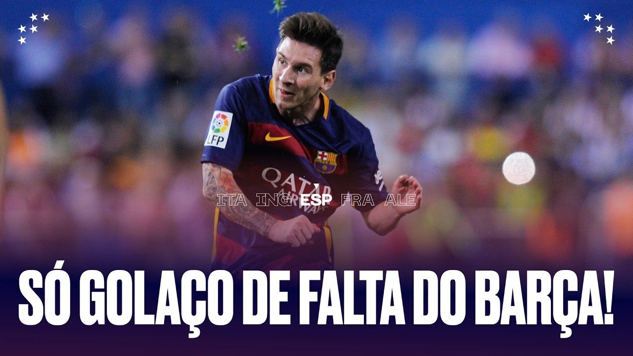 OS MELHORES GOLS DE FALTA DO BARCELONA NA LALIGA