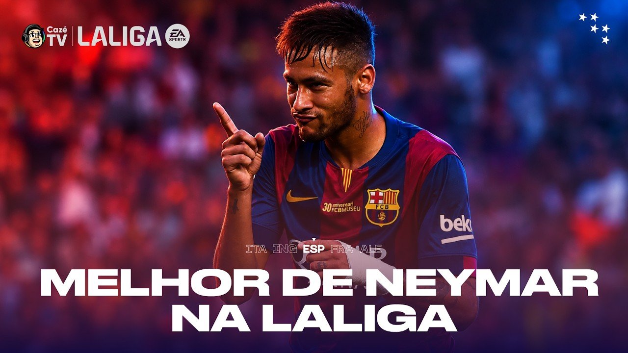 OS MELHORES MOMENTOS DE NEYMAR EM LA LIGA!