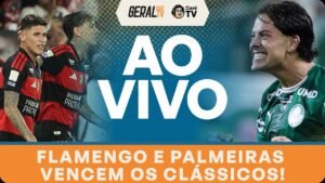 PALMEIRAS GOLEIA O CORINTHIANS E FLAMENGO SEGUE LÍDER APÓS O FLA-FLU | GERAL CAZÉTV