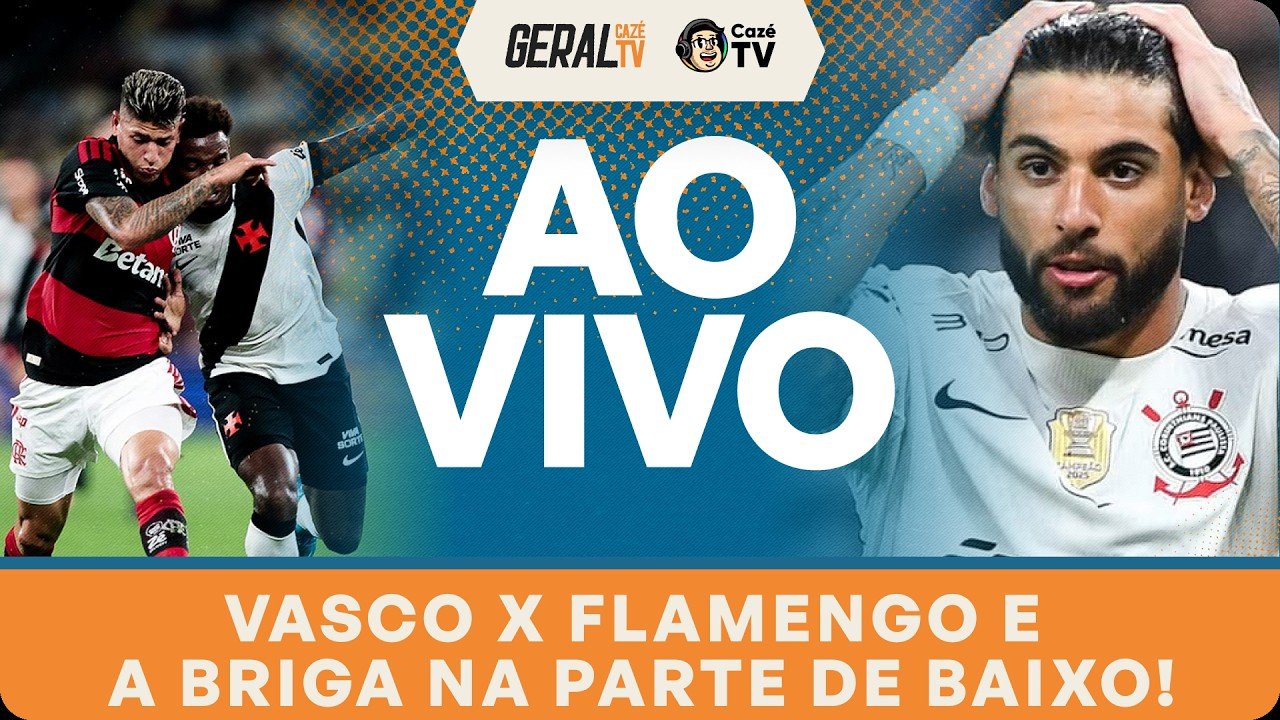 TUDO SOBRE VASCO X FLAMENGO E A BRIGA CONTRA O REBAIXAMENTO | GERAL CAZÉTV