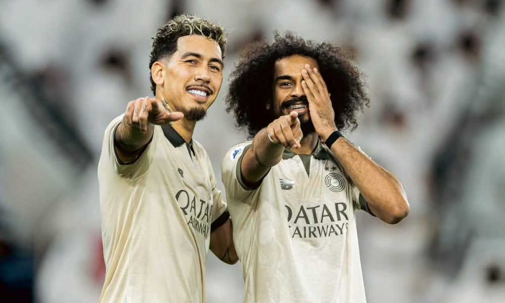 Firmino marca, Al Sadd goleia e assume liderança do Campeonato Catari