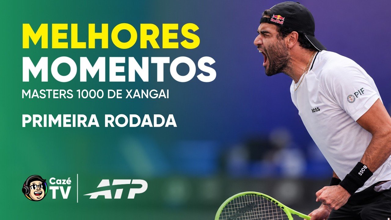 XANGAI COMEÇOU GRANDES JOGOS! BERRETTINI VENCE E RUNE SE DESPEDE | DIA 1 | MASTERS 1000 DE XANGAI