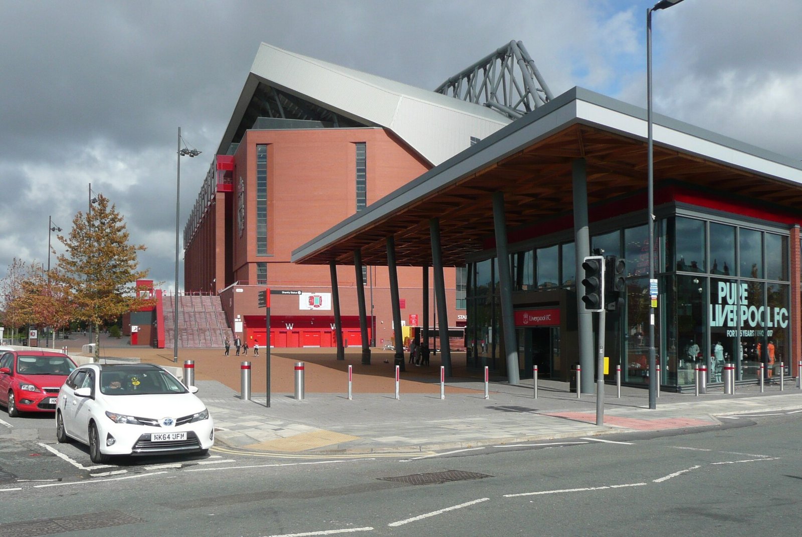 A corner of the Liverpool Football Club stadium, Anfield - geograph.org.uk - 5541890