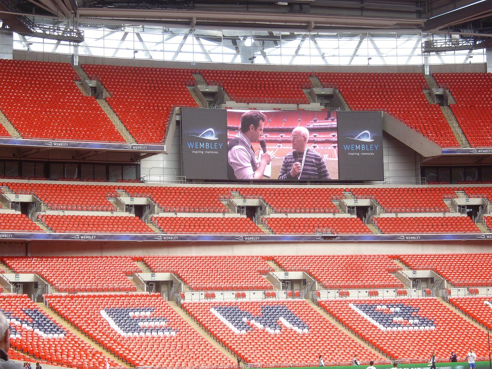 A Wembley Stadium TV screen - geograph.org.uk - 2952295