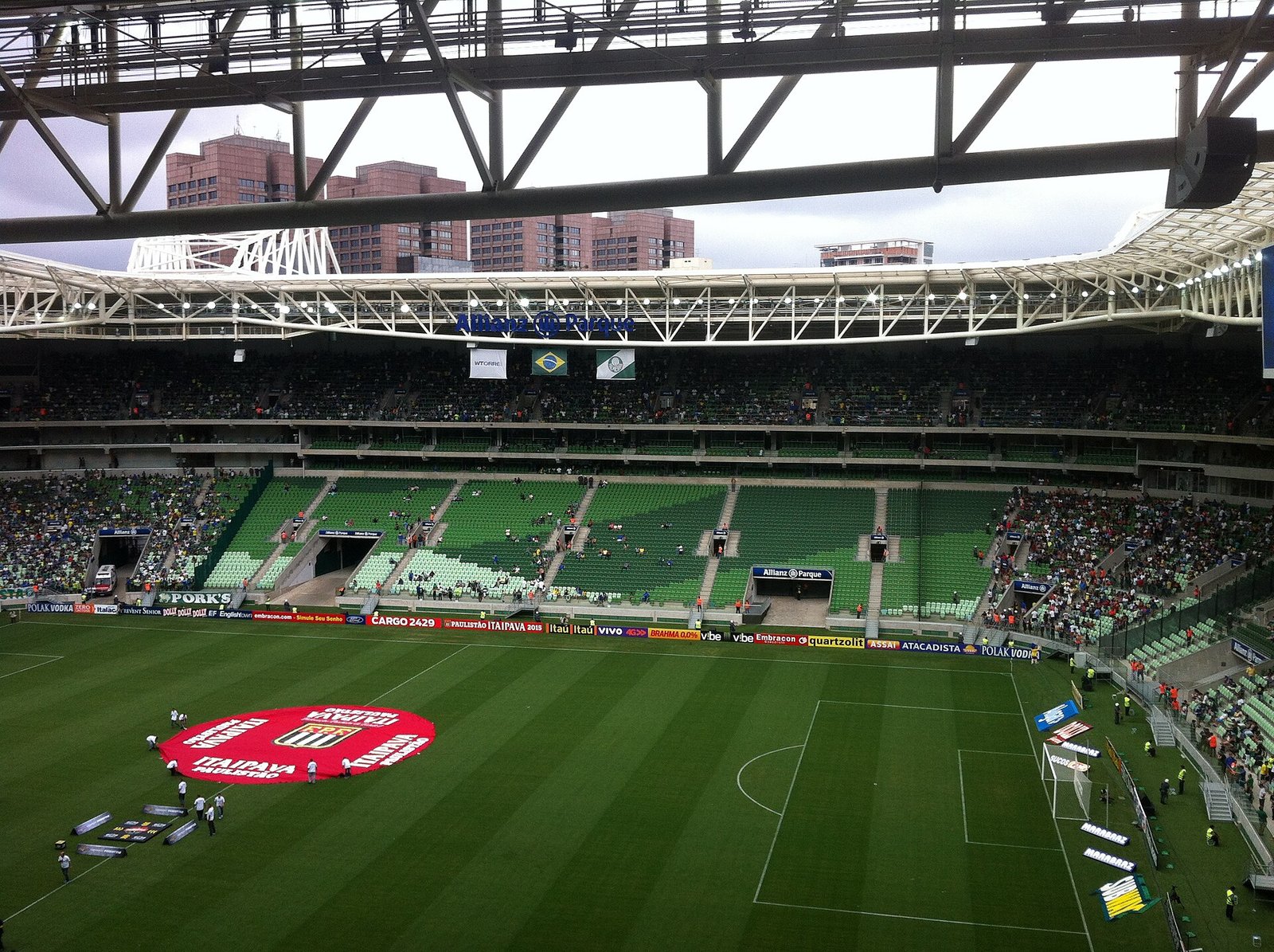 Allianz Parque - visão arquibancada superior oeste