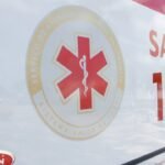 Lateral de ambulância do SAMU com o número 192